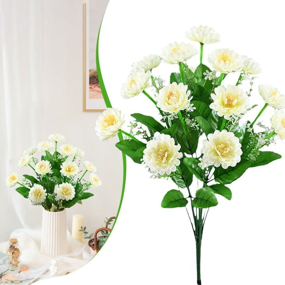 Harlik Artificial Sunflower Bouquet Flower Arrangement with Vase, Commemorative Bouquet for Festival & Anniversary, Outdoor Flowers, I