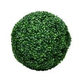 thumbnail image 1 of Harlik Artificial Topiary Ball with Green Leaves, 15-Inch Faux Plant for Indoor/Outdoor - Artificial Grass Outdoor, 1 of 3