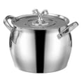 thumbnail image 1 of Harlik Stainless Steel Oil Container with Removable Strainer And Lid, Kitchen Filter Pot for Storing And Filtering Cooking Oil, Drippings, Lard, Ghee, And Broth, 1 of 6