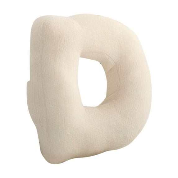 Harliver 26 Letter Pillows, Cute Soft Plush Letter Decorative Pillows, English Alphabet Throw Pillows Cushion for Living Room Sofa Couch Bed Car Decoration (D, 14.9" High)