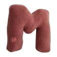 thumbnail image 1 of Harliver 26 Letter Pillows, Cute Soft Plush Letter Decorative Pillows, English Alphabet Throw Pillows Cushion for Living Room Sofa Couch Bed Car Decoration (M, 14.9" High), 1 of 9
