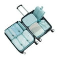thumbnail image 1 of Harliver 7 Set Packing Cubes for Suitcases,Travel Luggage Packing Organizers with Laundry Bag Compression Storage Shoe Bag Clothing Underwear Bag for Man & Women (Sky Blue), 1 of 9