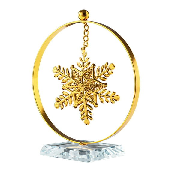 Harliver Christmas Elk Accessories Decorations, Sparkling Christmas Star Tree Ornaments, Gold Christmas Ornament, Christmas Decorations Indoor, Christmas Table Top Decor