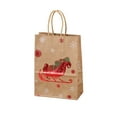 thumbnail image 1 of Harliver Christmas Kraft Gift Bags for Holiday Paper Gift Bags, Christmas Goody Bags, Xmas Gift Bags with Handles, Suitable for Holiday Kraft Paper Gift Bags, 10.63x8.27x4.33in, 1 of 6