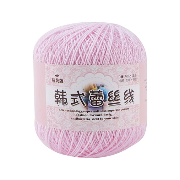 Harliver Crochet Thread Cotton Yarn Threads Balls, Lace Craft Microfiber Acrylic, Hand Knitting Yarn Crochet Threads Balls for Crochet and Knitting 1.76 Oz (50g) / 325m long, (Multi Color)