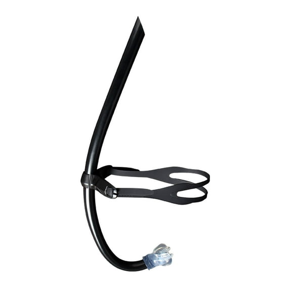 Harliver Kids Snorkel for Swimming for Boys Girls, Child Training Swimming Front Snorkel Lap Swimming,Free Diving Snorkel Full Breathing Hose For Swimming And Snorkeling-Black