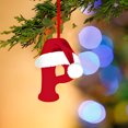 thumbnail image 1 of Harliver New Letter Ornaments for Christmas Tree, Christmas Letters Ornaments A to Z Ornament Letters Decorative, Wearing Christmas hats with letters, Hanging Alphabet for Christmas Tree Ornaments, 1 of 5