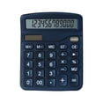 thumbnail image 1 of Harliver Pocket Small Size Desk Calculator, 12 Digit Large LCD Display, Basic Tax Function Handheld Desktop Calculator with Solar Battery Dual Power, Perfect for Office, School, Business (Dark Blue), 1 of 7
