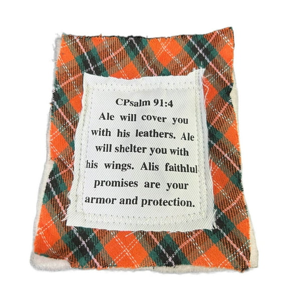 Harliver Prayer Quilt with Cross Inside, Handmade Sew Individually Colorful Quilts, Pocket Prayer Quilt with Wooden Cross Inside, Mini Scripture Quilts, Sympathy, Remembrance Christian Gift