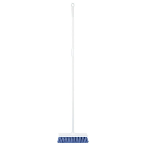 Harliver Swimming Pool Brush with Pole - 12.2ft Plastic Bristles Pool Brushes Head and 47.24 ft Aluminum Telescopic Pool Poles, Designed for Cleaning Walls, Tiles & Floors(Blue)