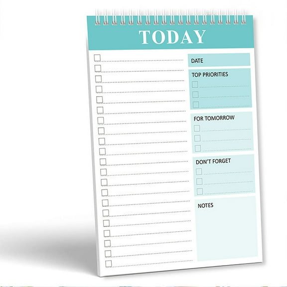 Harliver To Do List Pad - To Do List Notebook for Work, Undated Daily Planner Perfect for Daily Tasks and Goal Setting, To Do List Notepad Suitable for Office, Home and School