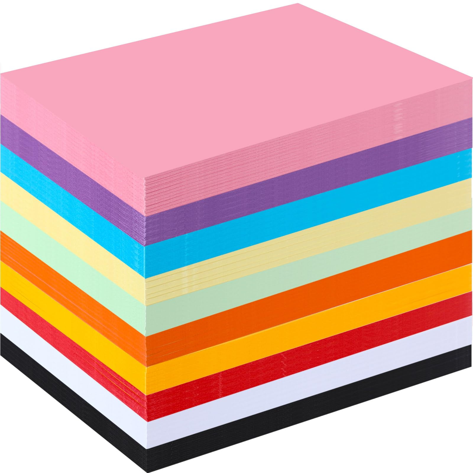 Harloon 500 Sheets Multicolored STF9 Construction Paper Bulk