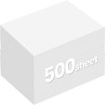 Harloon 500 Sheets White Construction Paper Bulk Heavyweight