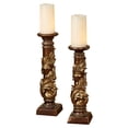 thumbnail image 1 of Harlow Candleholders Golden Bronze Set of Two Golden Bronze Set of 2, 1 of 5