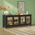 thumbnail image 1 of Harlow EZ Assembly™ Modern Sideboard with Drawers, Black, 1 of 13