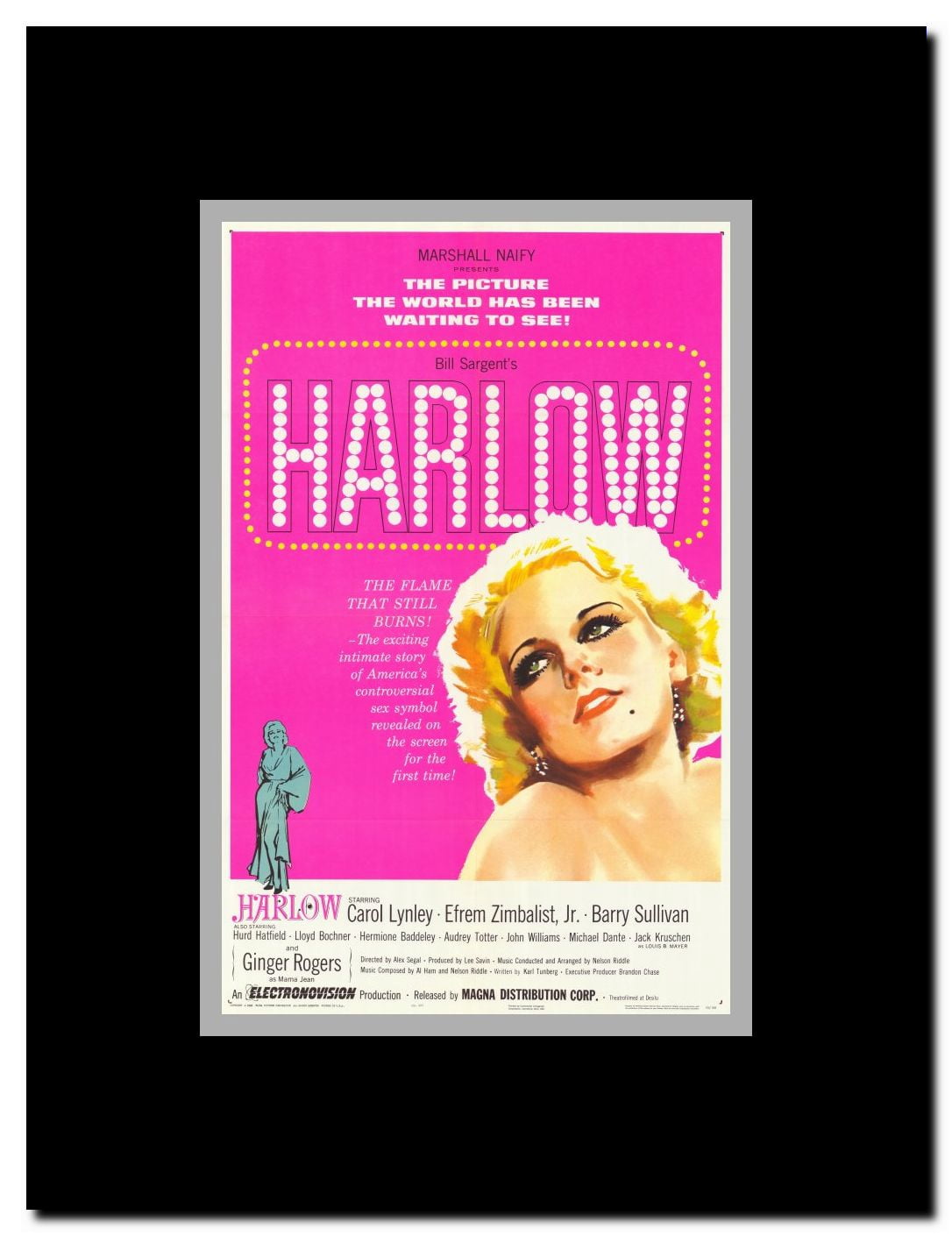 Harlow Framed Movie Poster
