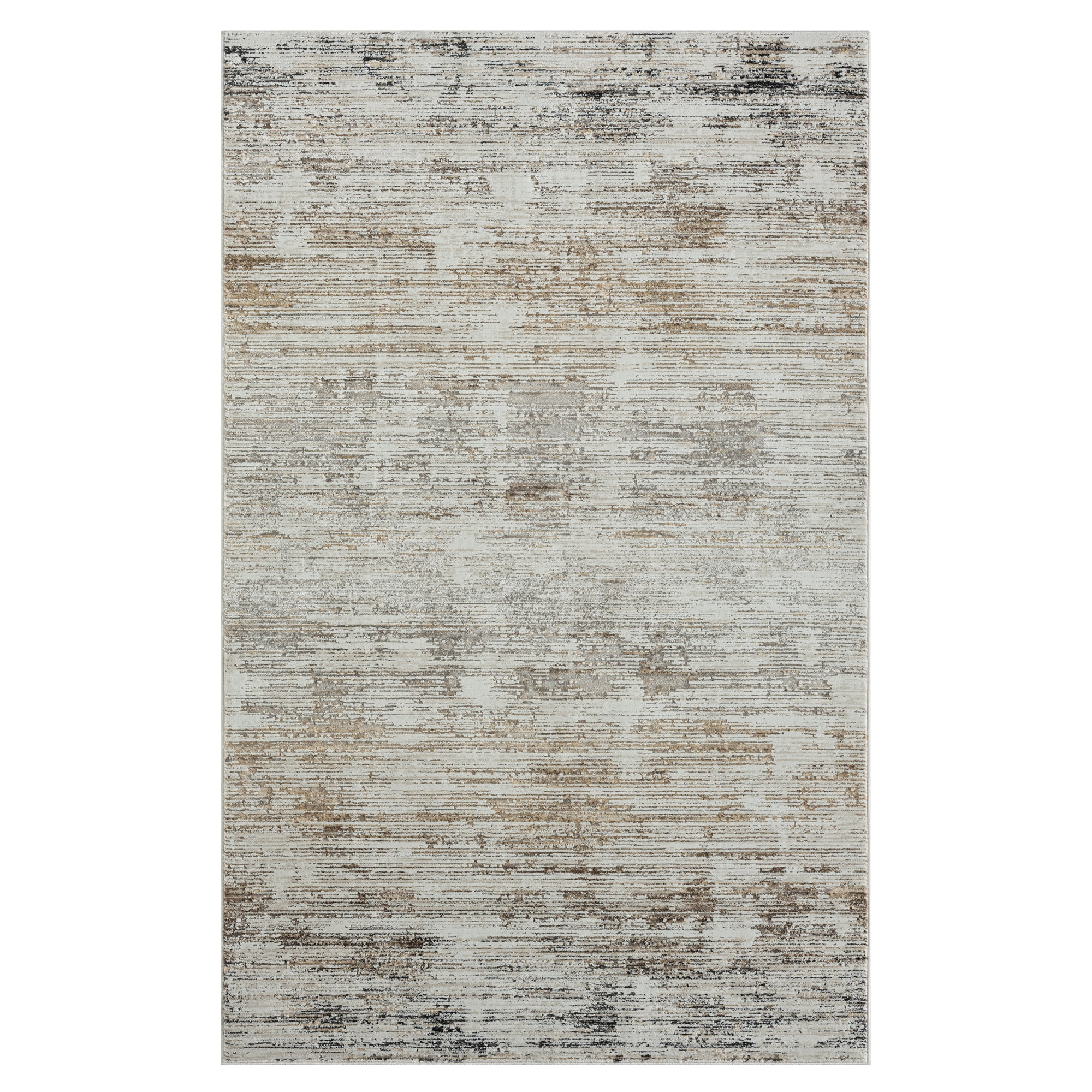 Harlow Hill Claire Gray/Multi Striped Polyester Blend Indoor Area Rug10' x 13'10"