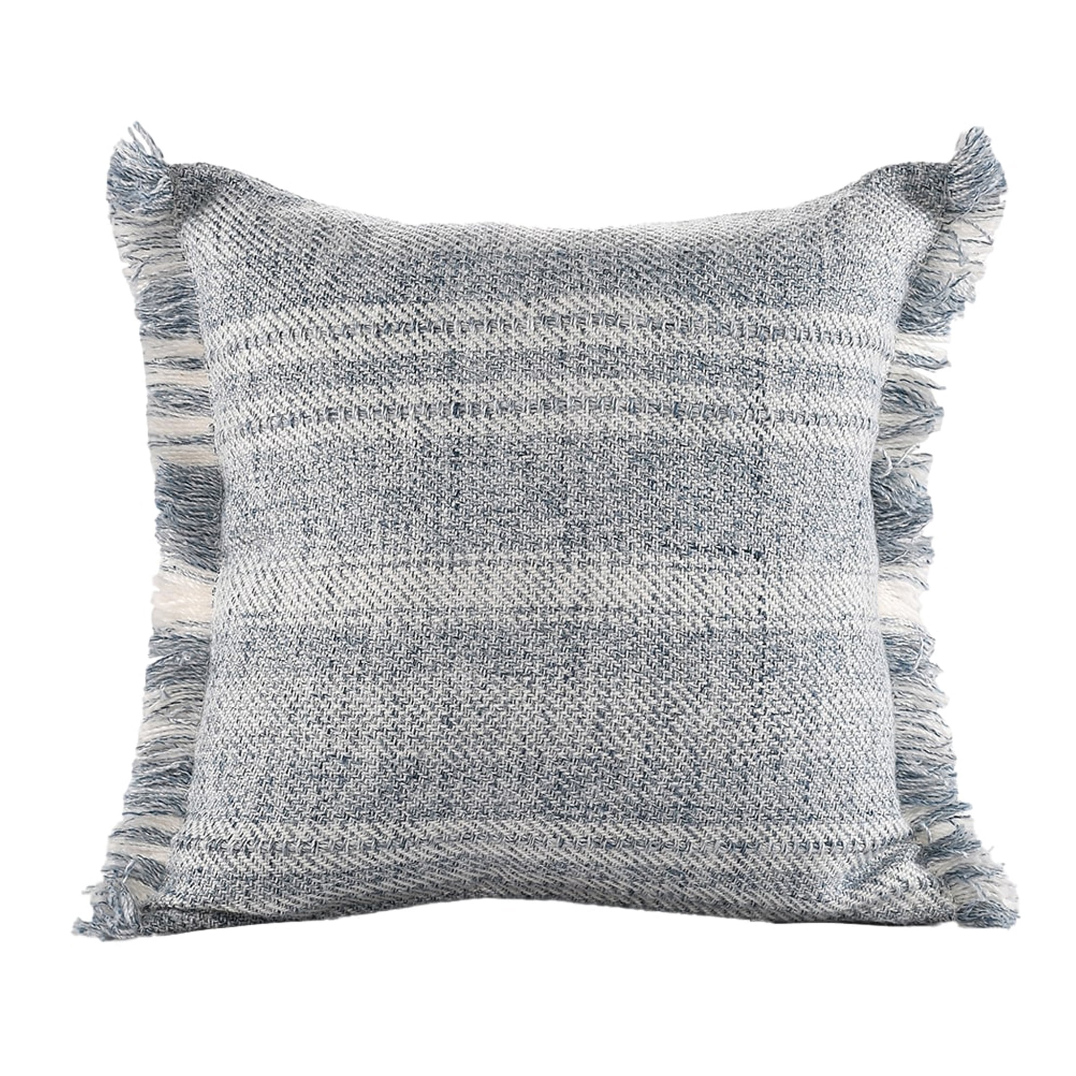 Harlow Hill Eva 20" x 20" Gray/Ivory Striped Performance Adult Decorative Throw Pillow Cover