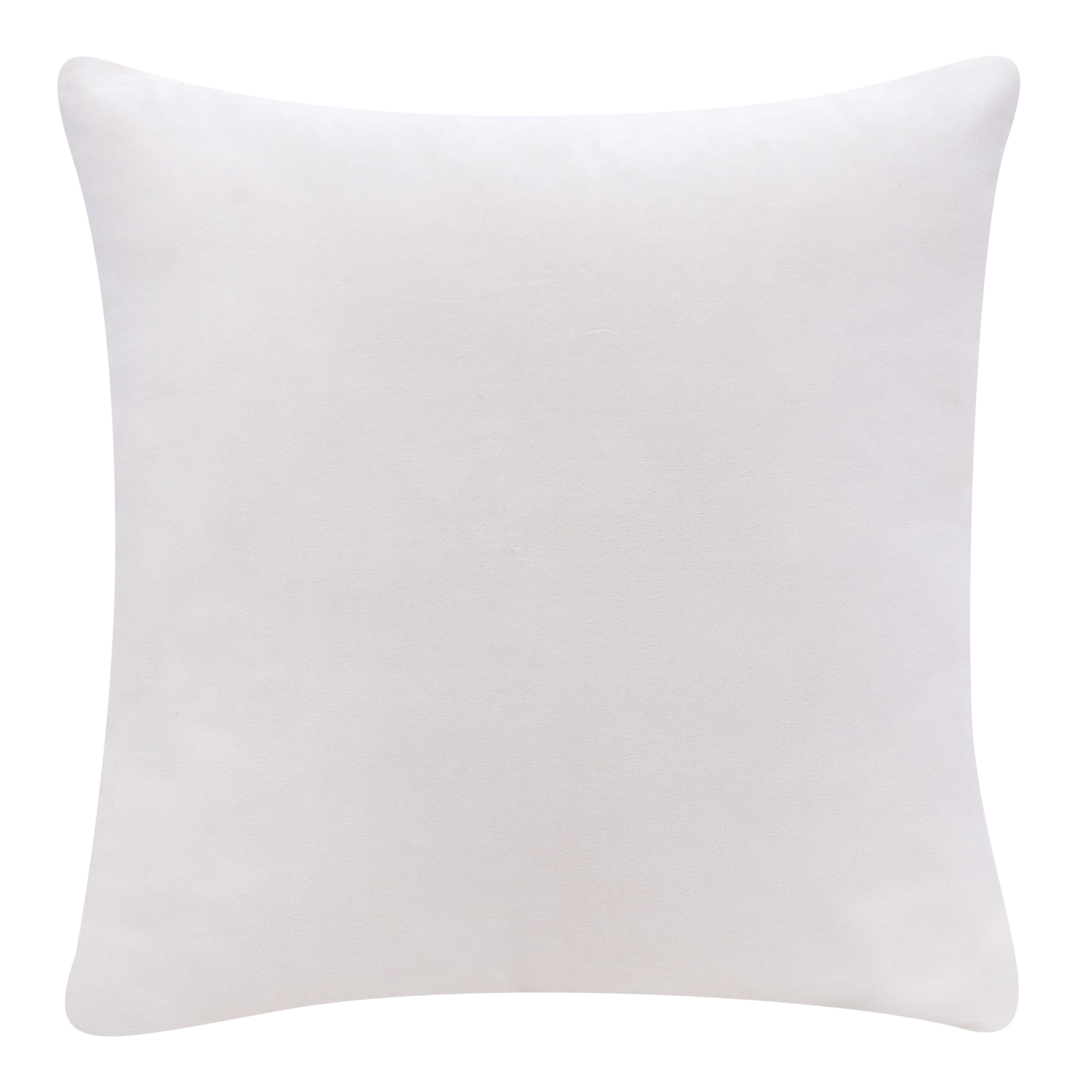 Harlow Hill Stacy Garcia Ivory Solid 20" x 20" Cotton Adult Decorative Feather Filled Pillow