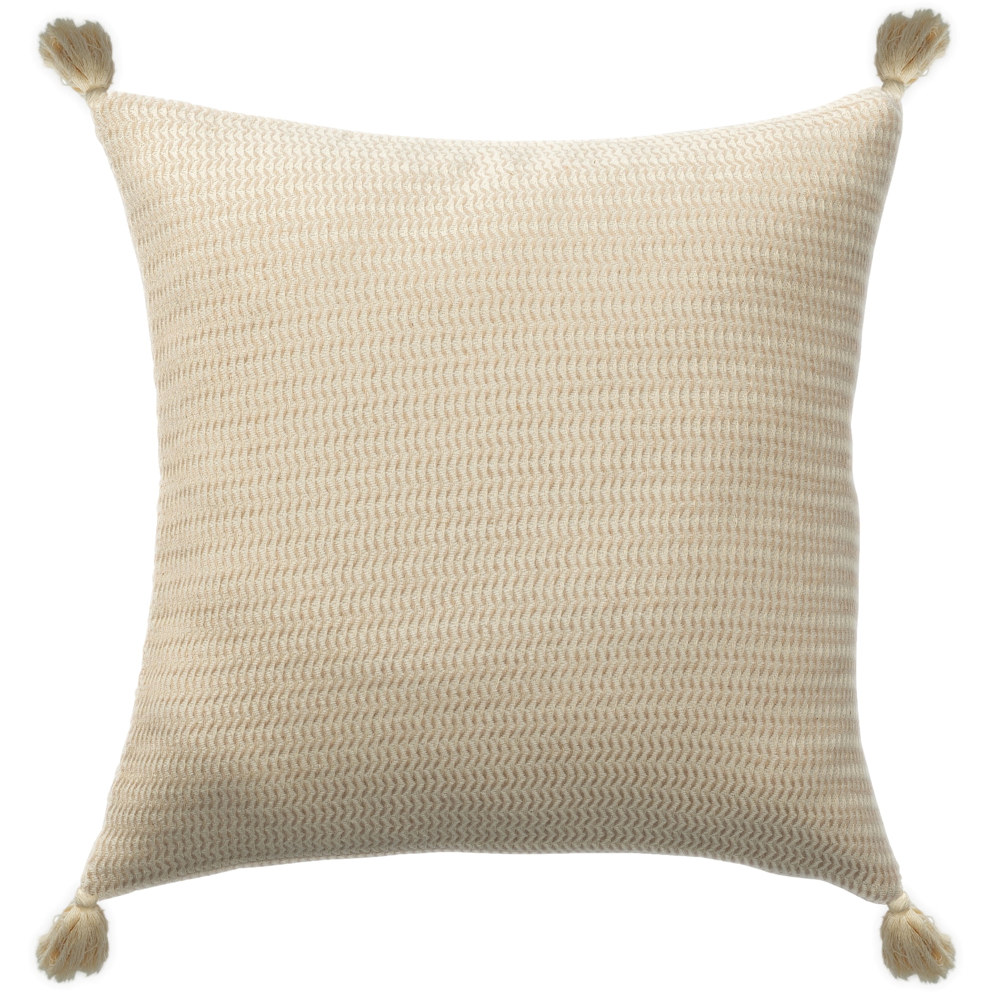 Harlow Hill Storm 18" x 18" Beige Graphic Print Turkish Cotton Adult Decorative Throw Pillow Cover