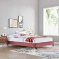 thumbnail image 1 of Harlow King Performance Velvet Platform Bed Frame-MOD-6271, 1 of 5
