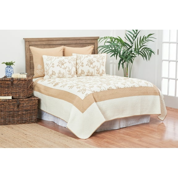 Harlow Twin Quilt Bedding Bedspread Coverlet