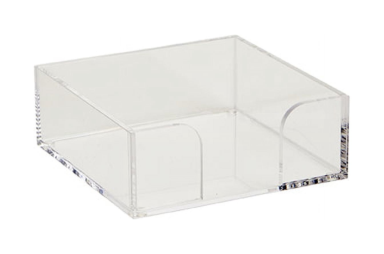 Harman Acrylic Paper Napkin Holder | Cocktail Size 5.5" X 5.5" X 3" For Table, Kitchen, Or Party