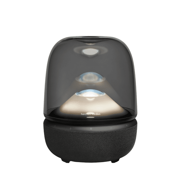 Harman Kardon Aura Studio 5 - Bluetooth Home Speaker - Constant Sound Field with 3-Way Speaker & 360-Degree Lighting - Music Streaming & Auracast Multi-Speaker Connection