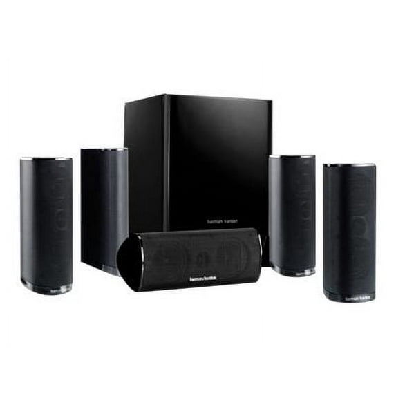 Harman Kardon HKTS 16BQ 5.1 Channel Home Theater Speaker Package (Black)