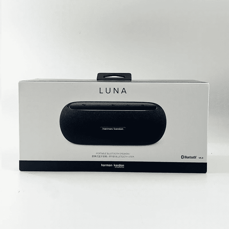 Harman Kardon Luna Portable Bluetooth Speaker, Black, Wireless