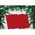 thumbnail image 1 of Harman Red Dinner Napkins, Luxe Metallic Glitter Fabric 4-Pack, 1 of 7