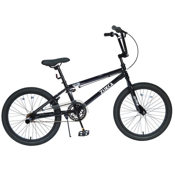 Harmie 20 Inch BMX Bike Adult Bicycle Carbon Steel Frame Single Speed Caliper Brakes City Commuter Outdoor Fitness Bike Black