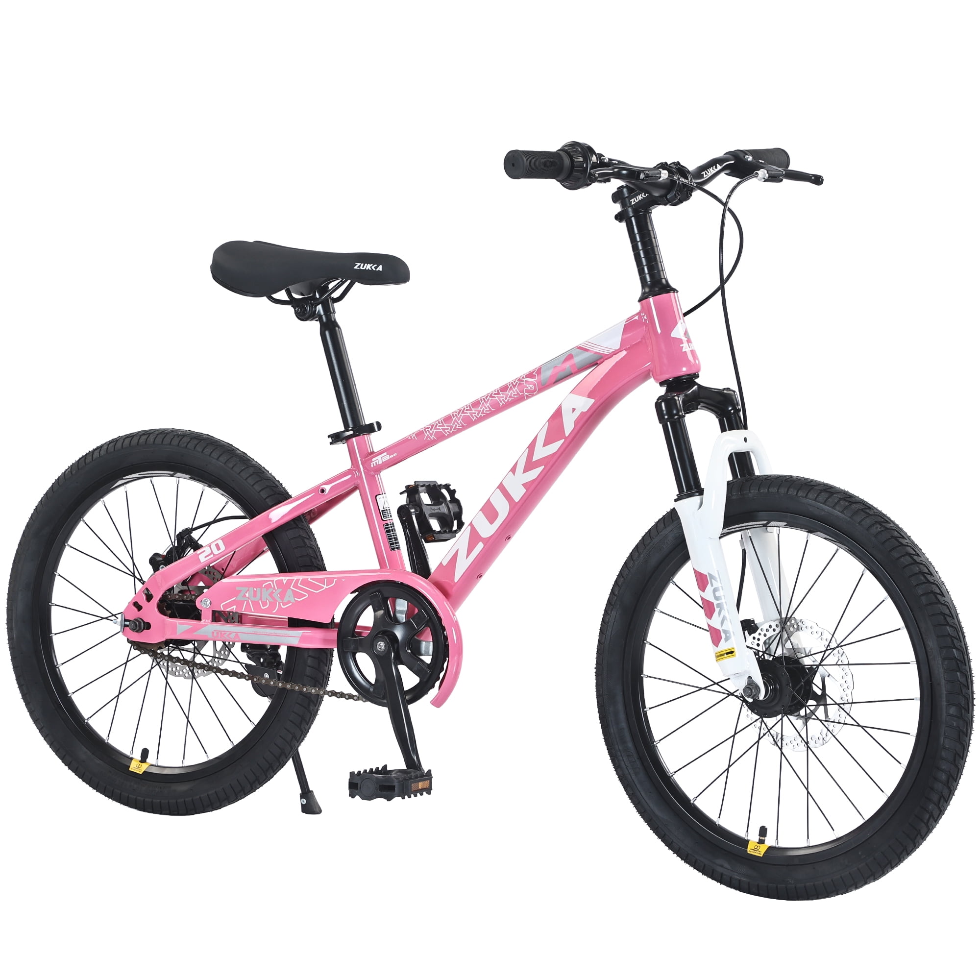 Harmie 20 Inch Mountain Bike Adult Bicycle Steel Frame Single Speed Disc Brakes City Commuter Outdoor Fitness Bike Pink