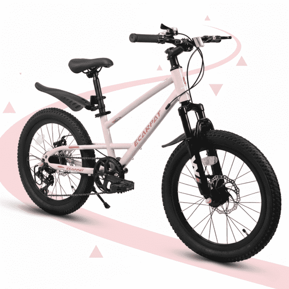 Harmie 20 inch Kids Mountain Bike for Boys and Girls, 7-Speed Gear Shift & Front Disc Brake, 20" Wheels Youth Bicycle (Ages 6-12)
