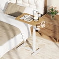 thumbnail image 1 of Harmijoy C Shaped Side Table Height Adjustable Overbed Bedside Table w/Hook & Cup Holder, 1 of 9