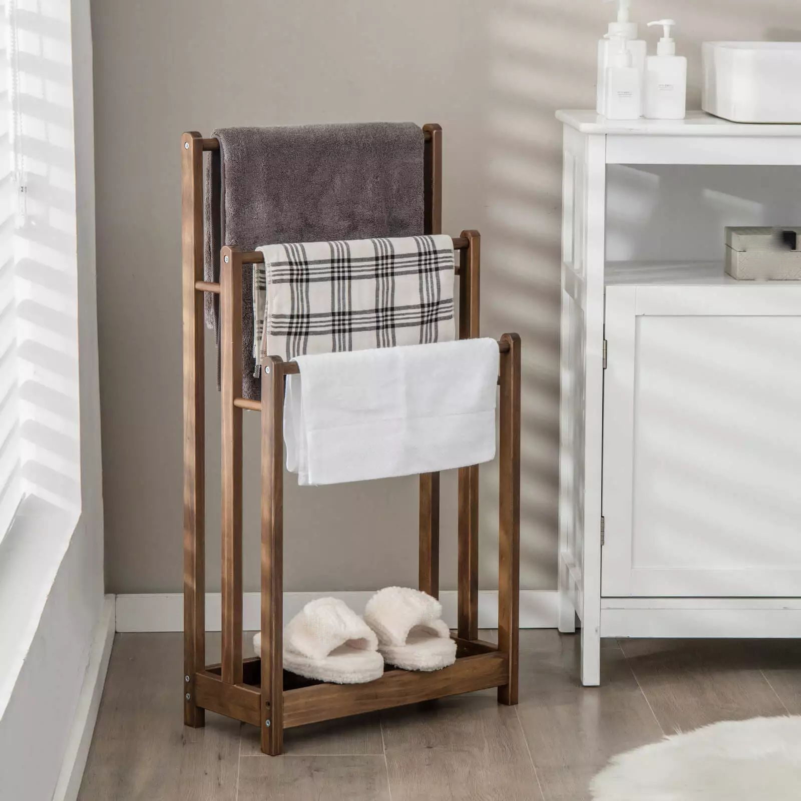 Towel Racks Wood Holders