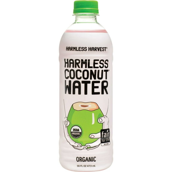 Harmless Harvest Organic Coconut Water, 16 Ounce - 12 per case.