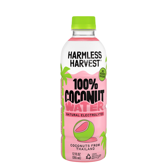 Harmless Harvest Shelf-Stable 100% Coconut Water, 12 fl oz