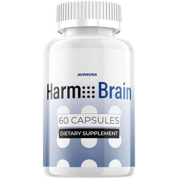 HarmoBrain Capsules Harmo Brain Advanced Formula Natural Blend Memory Focus Support Supplement, 1 Pack, 60 Capsules