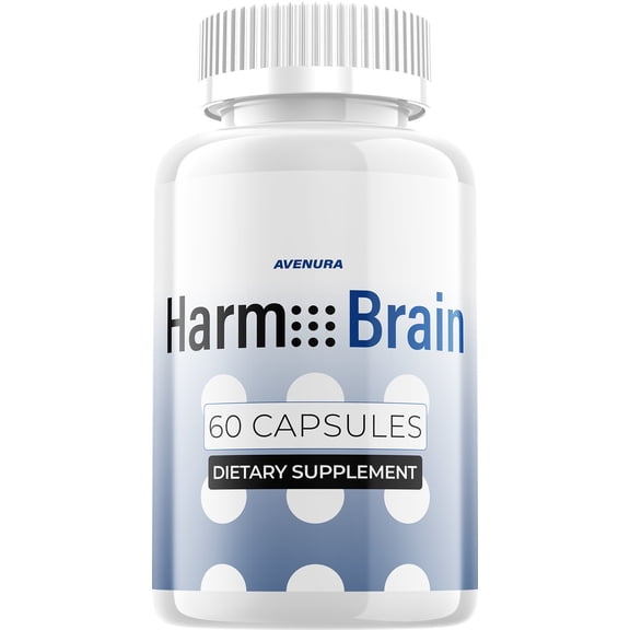 HarmoBrain Capsules Harmo Brain Advanced Formula Natural Blend Memory Focus Support Supplement, 1 Pack, 60 Capsules
