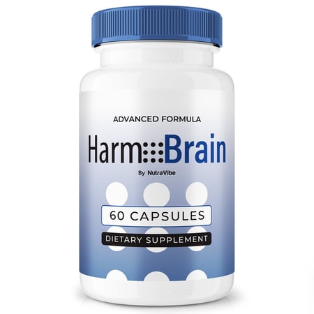 HarmoBrain – Daily Formula with a Natural Blend to Help Maintain Focus, Memory & Concentration | Clean, Gentle, Easy-to-Swallow Harmo Brain Capsules for Everyday Sharpness (60 Capsules)