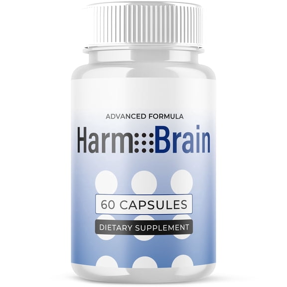 Harmobrain Advanced Formula Brain Support Pills Maximum Strength Supplement Harmo Brain Capsules (1 Pack)