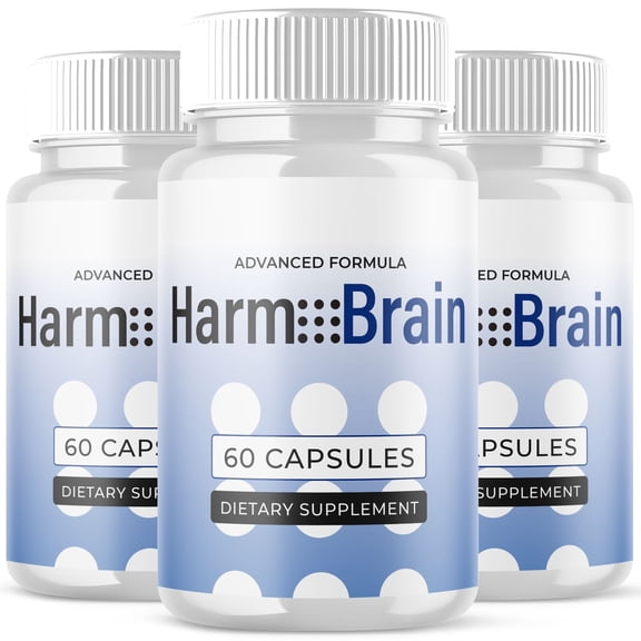 Harmobrain Advanced Formula Brain Support Pills Maximum Strength Supplement Harmo Brain Capsules (3 Pack)