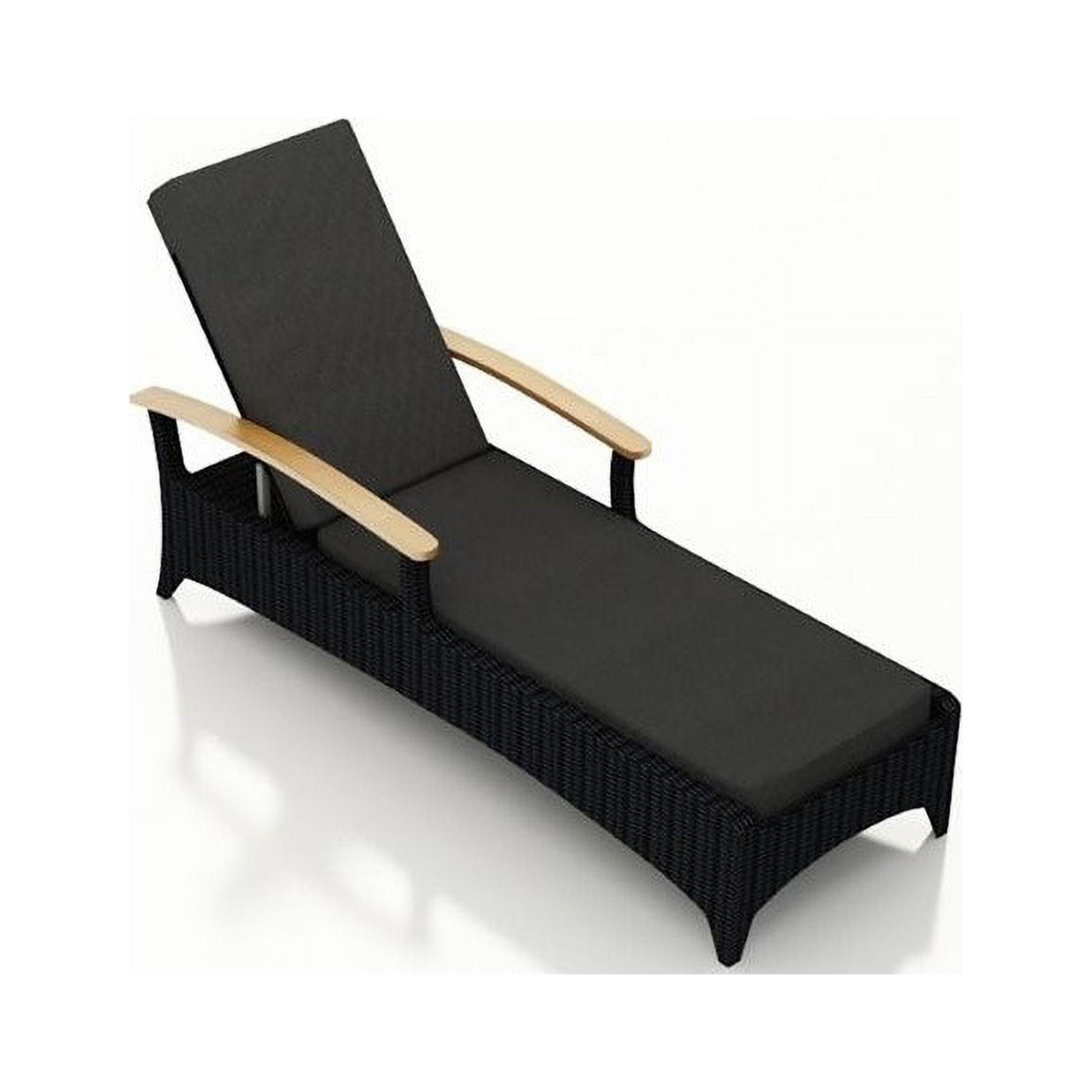 Harmonia Living Arbor Patio Chaise Lounge in Canvas Charcoal