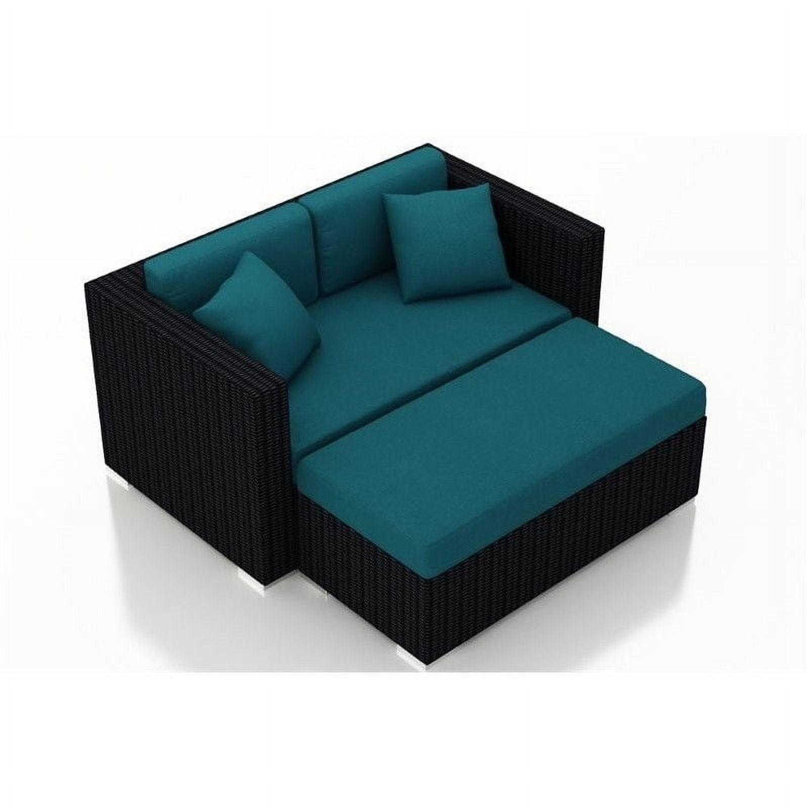 Harmonia Living Urbana Patio Chaise Lounge in Spectrum Peacock