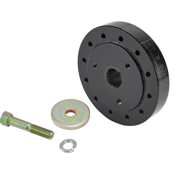 Harmonic Balancer, 6 3/4 Inch O.D, and Bolt, Fits Small Block Chevy
