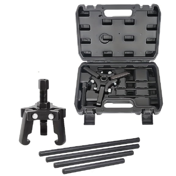 Harmonic Balancer Puller Kit, Adjustable 3-Jaw Pulley Puller for Removing Harmonic Dampers & Balancers and Automotive Maintenance