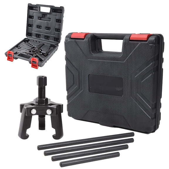 Harmonic Balancer Puller Kit,Harmonic Balancer Damper Pulley Remove Extractor Kit, Adjustable3-Jaw Puller Set for Removing Harmonic Dampers & Balancers