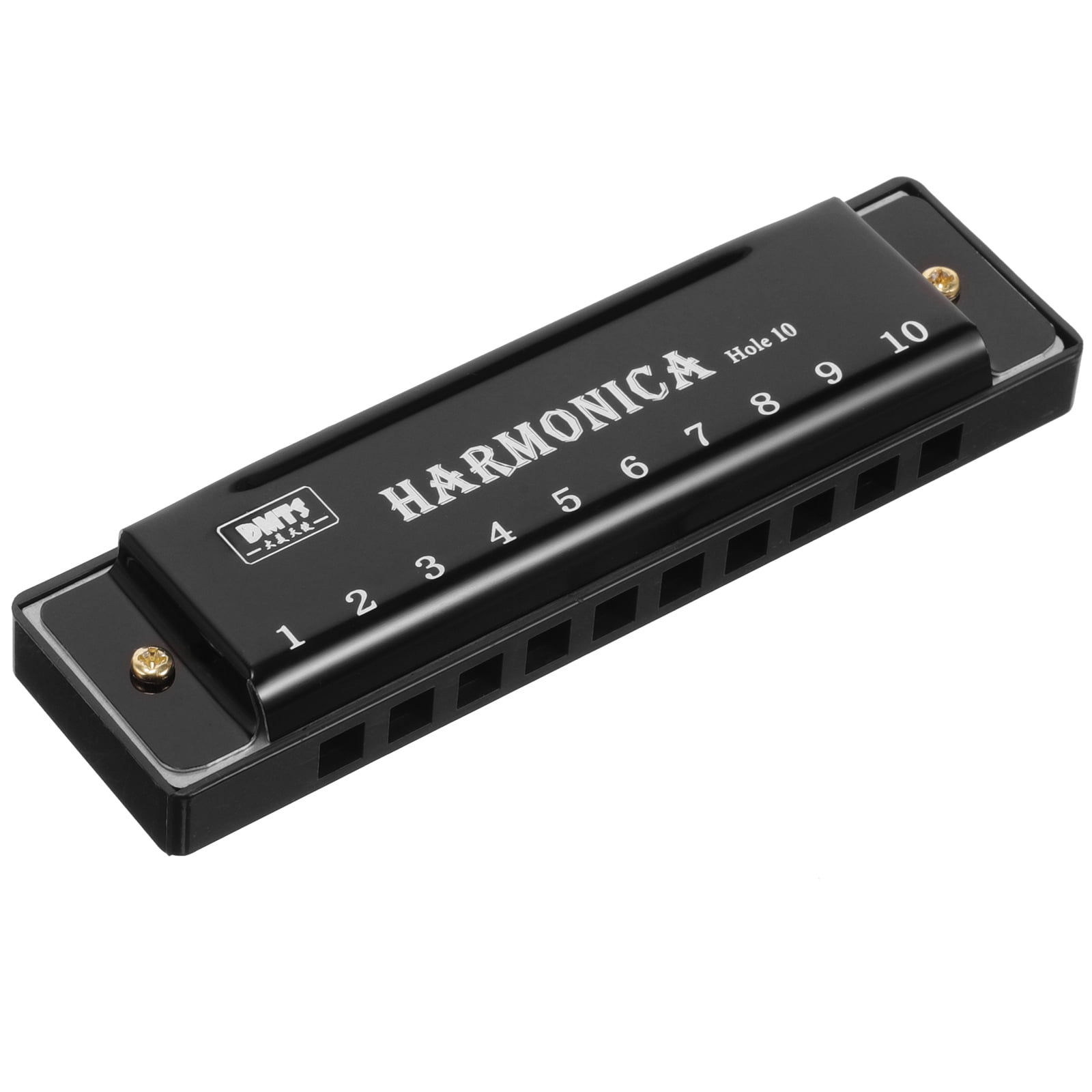 Harmonica 10 Holes Harmonicas for Adults Metal Portable Musical Toys