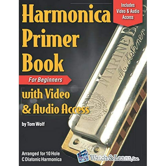 Pre-Owned Harmonica Primer Book for Beginners with Video and Audio Access (Paperback) 1973580543 9781973580546